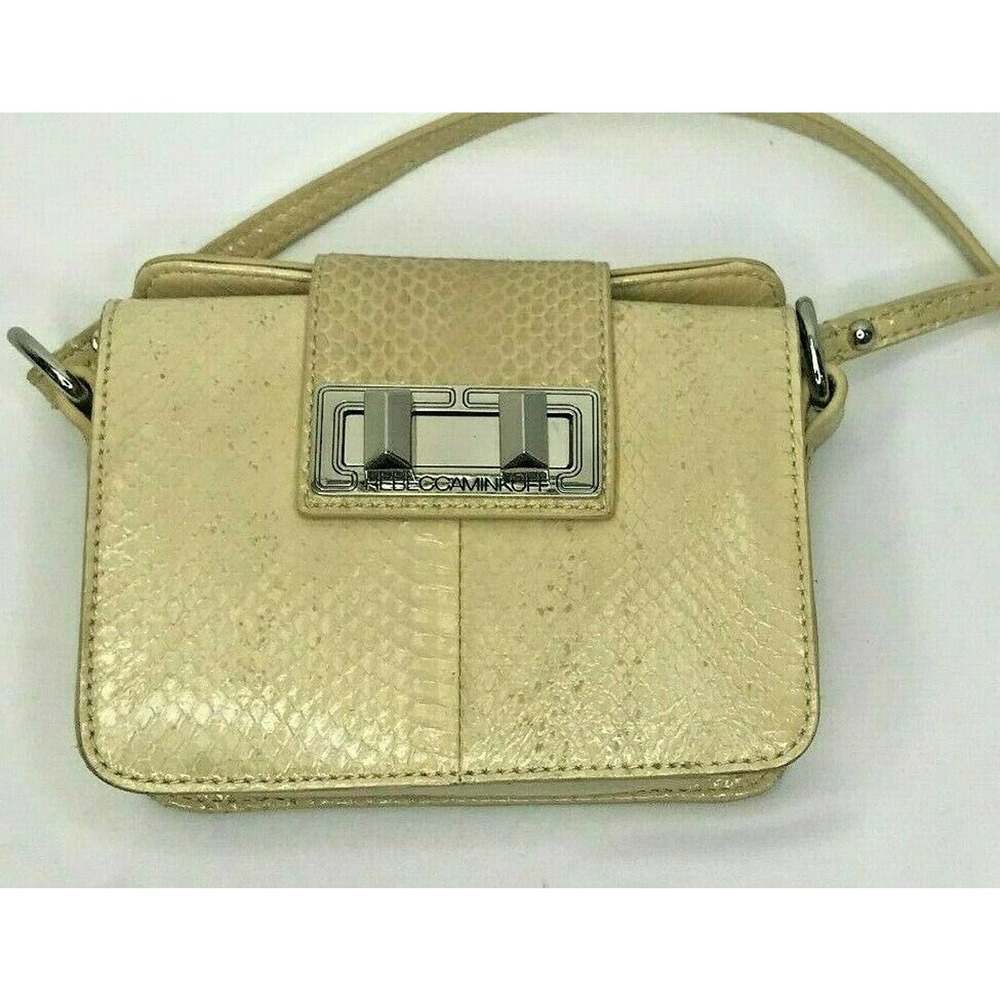Rebecca Minkoff Embossed Small Leather Crossbody